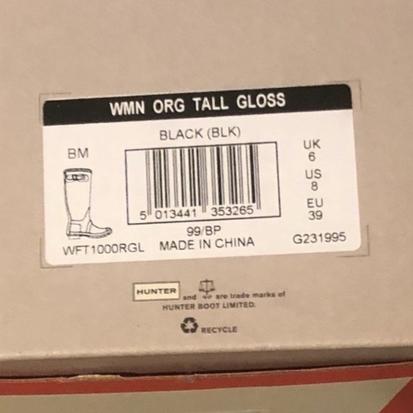 NEW ❤️❤️❤️ Hunter Black Women's Winter & Rain Boots - Picture 9 of 10